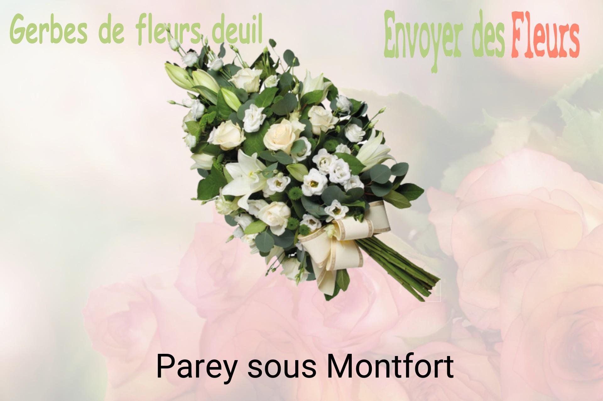 Gerbe de fleurs de deuil livrée à Parey-sous-Montfort